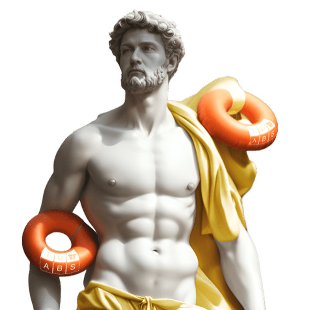 Statue with TD ABS floaties